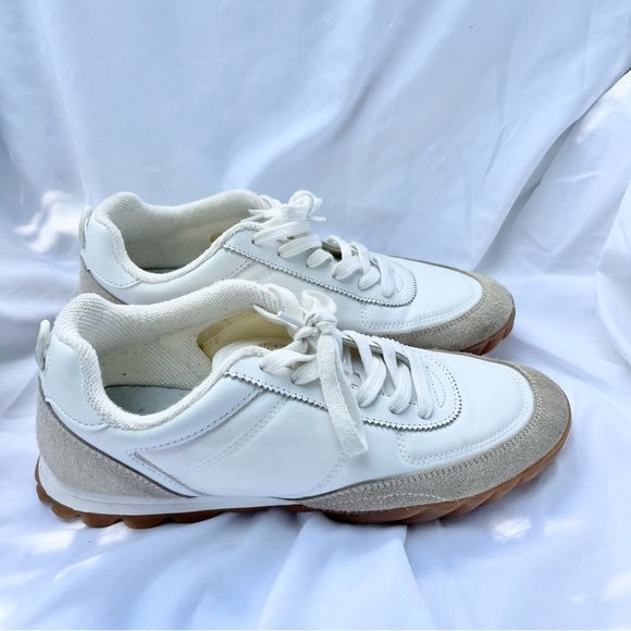 MANGO | LEATHER PANEL QUILTED SNEAKERS EU 40 SIZE 9 - Picture 7 of 10